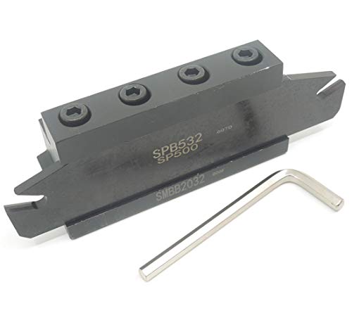 SPB532 SPB32-5mm Greante de ranhura Placa de lâmina Ferramenta de slotting+SMBB2032 Corte o suporte da ferramenta
