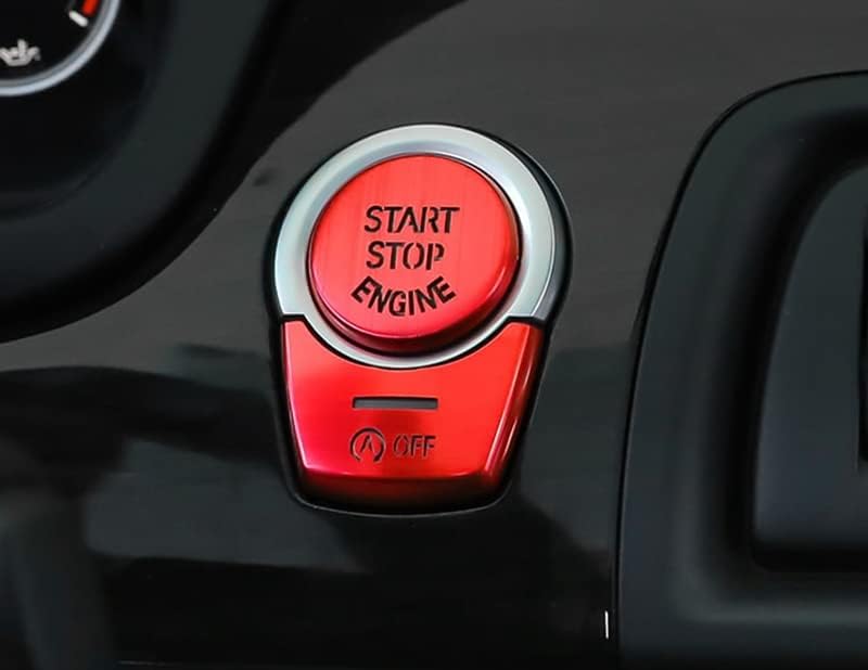 Novo adesivo de capa de botão de partida de proteção compatível com BMW 5 Série F10 2010- 518i 520i