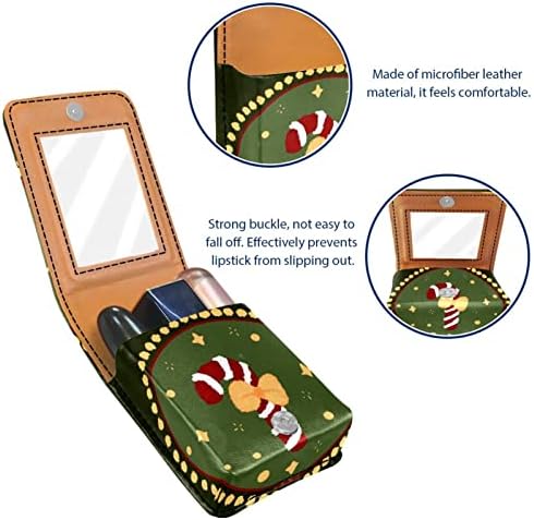 Caixa de batom de Oryuekan, bolsa de maquiagem portátil fofa bolsa cosmética, organizador de maquiagem