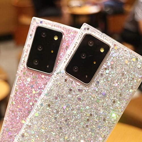 Topwin Galaxy Note 20 5G Glitter Case, Sparkle Bling Diamond Shiny Slim Reflexivo suave TPU Brocumper Girl Mulheres Caso de proteção para Samsung Galaxy Note 20 6,7 polegadas 2020