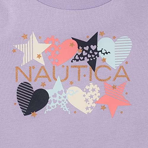 Camiseta gráfica de manga curta de garotas nautica