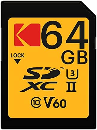 Kodak 256GB UHS-II U3 ​​V60 Ultra Pro SDXC Memory Card