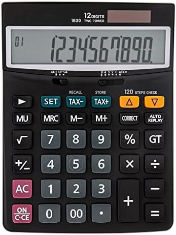 Calculadora sxnbh 120 etapas Verifique as calculadoras de impostos de 12 dígitos de bateria e suprimentos