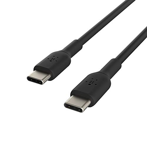 Belkin BoostCharge Flex Silicone USB Tipo A para Lightning Cable-Black & USB-C para Cabo USB-C