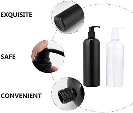 Zerodeko 4pcs Dispensador de loção de plástico Dispensador de garrafas vazias Distribuidor de shampoo