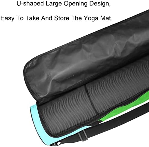 Saco de transportador de tapete de ioga de sapo com alça de ombro de ioga bolsa de ginástica