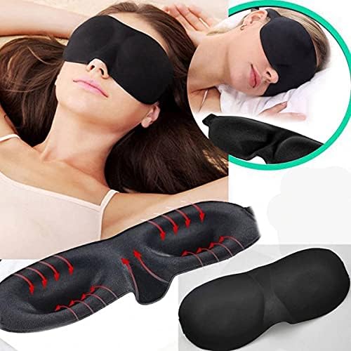 Esteja seguro para sempre máscara de sono de seda macia, máscara de olho, capa de pasta cega para homens/mulheres