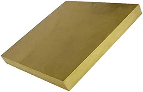 Yuesfz Brass Brash Block quadrado Placa de cobre plana comprimidos Material Material MOLD METAL METAL
