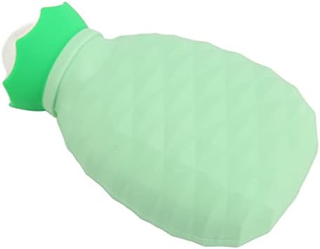 Garrafa de água quente de silicone, água quente garrafa de pescoço para dor de ombro alívio de água quente