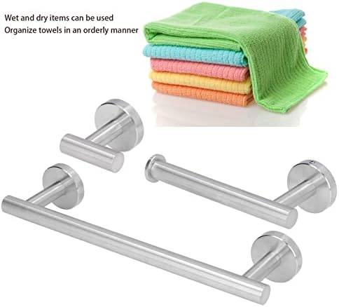 Rack de toalhas de aço inoxidável para banheiros de hotel boa durabilidade mais macias para cozinhas