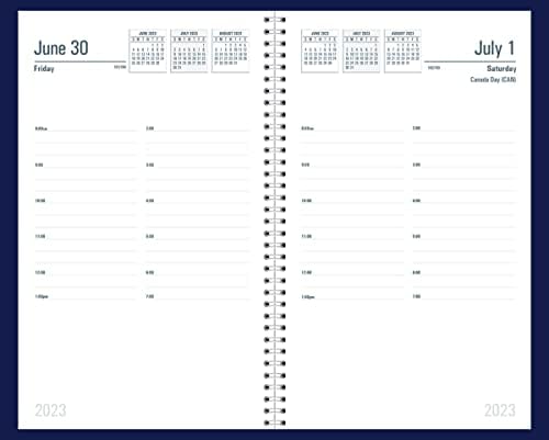 House of Doolittle 2024 Planejador de calendário de compromisso diário, acadêmico, 5 1/4 x 8 1/2
