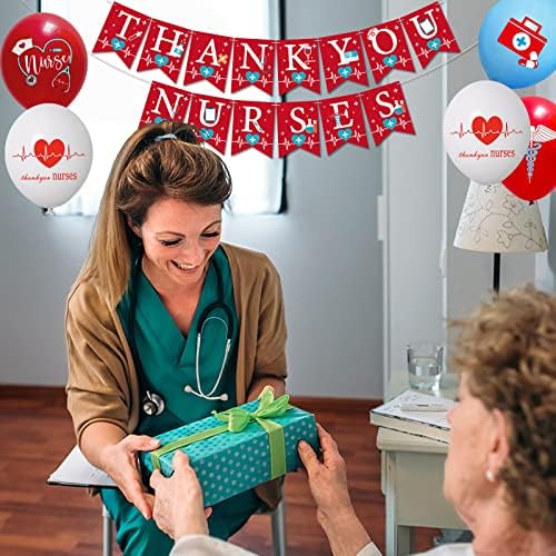Obrigado enfermeiro banner de enfermagem semana de banner decorações obrigado enfermeiras balões para enfermeiras