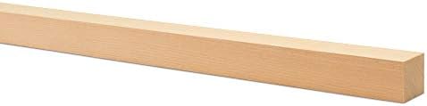 Hastes de dowel quadrado de madeira 1 polegada x 36 pacote de 10 paus de artesanato de madeira para artesanato