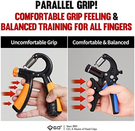 GD GRIP2 fortalecedor de punho manual Ajuste ajustável antebraço e fortalecedor do exercício do pulso