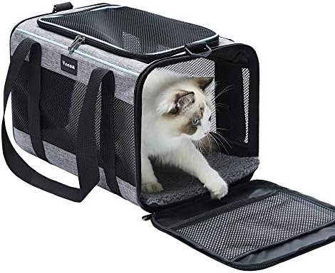 Transportadoras VCEOA portador de animais de estimação de lados macios para gatos