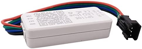 Cleiscry DC5-24V SP110E Bluetooth Pixel Light Controller by Smart Phone App para WS2812B WS2813 SK9822