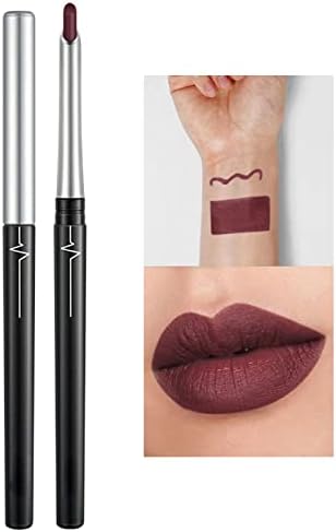 Vefsu 17 colorido Lip Lip Shadow Eyeliner Lipstick Lip lápis à prova d'água Lipstick duradouro com kit de