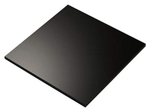 1/16 Black Glossy 12 x12 Solid Black Sheel Acrílico Folha de Aziglasse 0,060 AZM de espessura