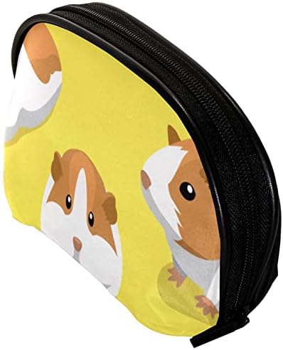 Bolsas de cosméticos para mulheres, bolsas de bolsas Makeup Organizer Makeup Bag Girls, Cartoon Animal Hamster