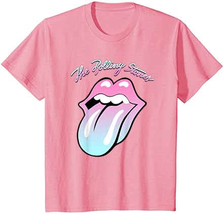 Camiseta oficial de língua rolante gradiente