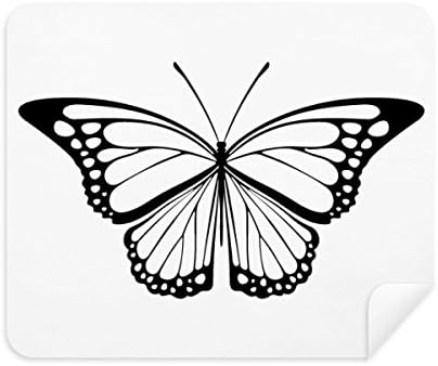 Limpador de pano de limpeza de amostra de borboleta preta