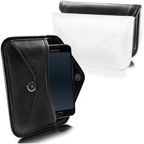 Caixa de ondas de caixa compatível com Motorola One - Elite Leather Messenger Pouch, Design de envelope de capa