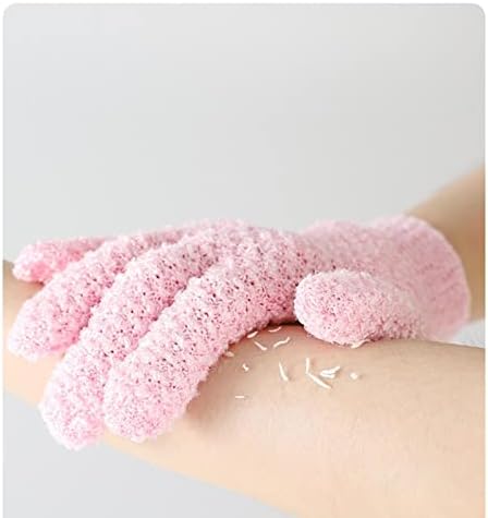 Luvas de esfoliação pdent de cinco dedos de banho de banho de banho de banho de banho de banho