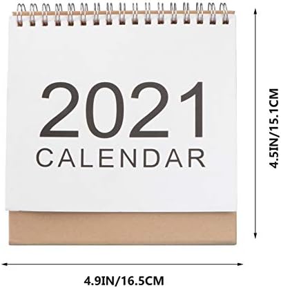 Calendário de escritório pretyzoom calendário calendário de trabalho decoração de mesa calendário