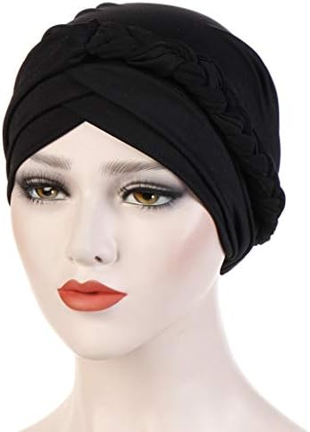 Cap de quimioterapia turbante para mulheres Torcidas Cancer Câncer Capinho de cabeceira coberta de cabelo coberto