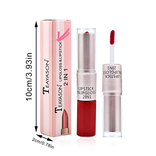 Koranor Lip Lip Gloss Gloss Glaze Batom Lip During Lip Velvet 2 em 1 Lipstick Lip líquido Lip Lip