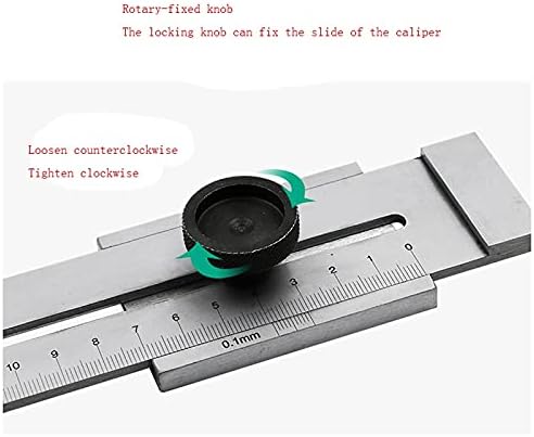 N/A 0-200mm/0-300mm Pinça de marcação de aço carbono de aço de madeira Medição de medição de
