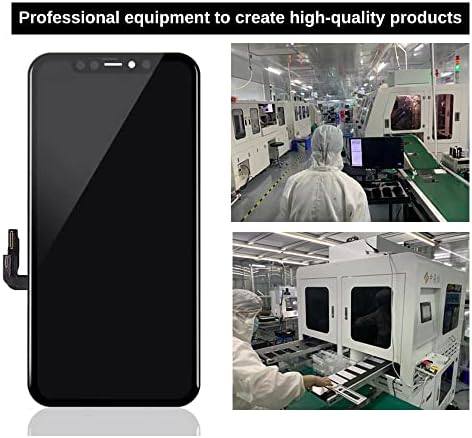 Tela Fixerman LCD para iPhone 12/12 Profissional de substituição de tela Pro 6,1 polegadas, 3D