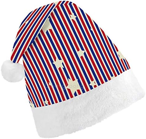 Chapéu de Papai Noel de Natal, Stripe Star