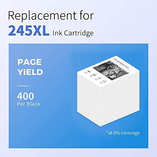 MyCartridge SUPRINT 245XL Remanufaturado de tinta preta Substituição de cartucho de tinta para Canon