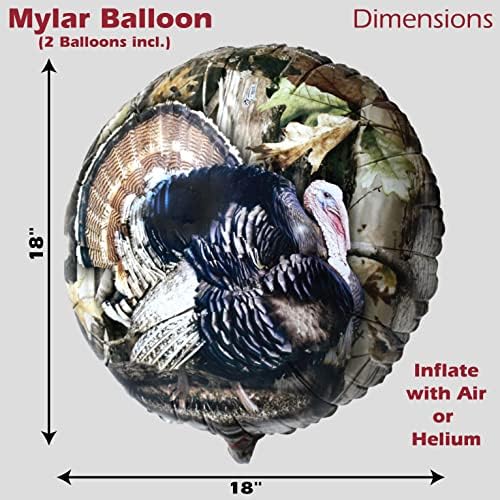 Havercamp Próxima festa de camuflagem em torno de Mylar Balloon | 3 contagem | Ótimo para festa temática
