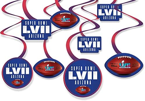 Supply Super Super Football Championship 57 LVII 2023 Party Spiral Decoration Value Pack
