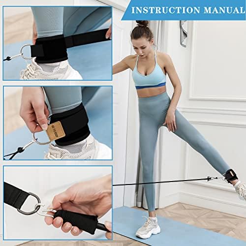 BIICOON Fitness Torthle Strap Set com banda de resistência para pernas, glúteos, abdominais e exercícios
