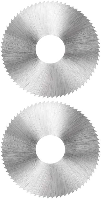 Lyxdwrc 2pcs hss serra lâminas de 75 mm 60t roda de corte circular 0,8 1,0 1,2 1,5 2,0 3,0 3,5 4,0
