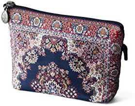Bolsa cosmética de tecido de carpete oriental, embreagem, bolsa de maquiagem - coleção de design de mashad