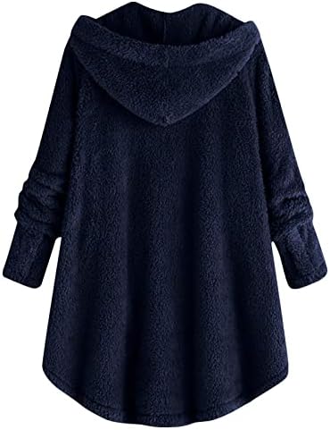 2022 Jaqueta de lã Mulheres, moletons de moda abotoar roupas de inverno mais tamanhos de moletom de