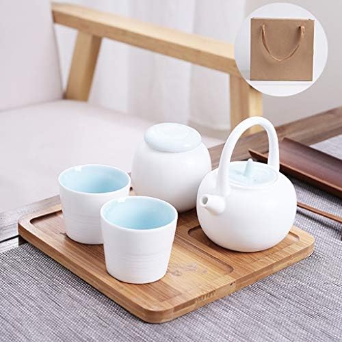 Twdyc Tea Conjunto de chá de cerâmica Tule de chá de chá Gaiwan porcelana Teaset Kettles Tearware