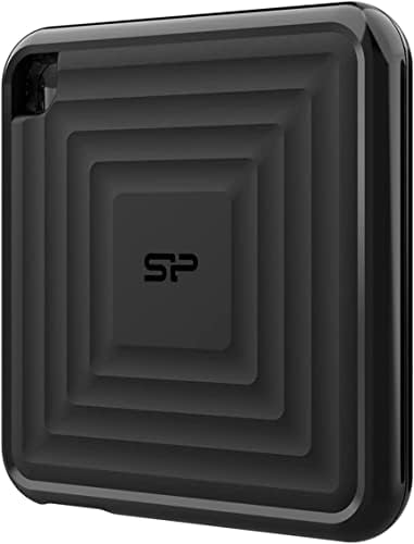 Silicon Power 2TB PC60 portátil externo SSD USB 3.2 Gen 2 com o conector USB Tipo A para Tipo C, ideal para