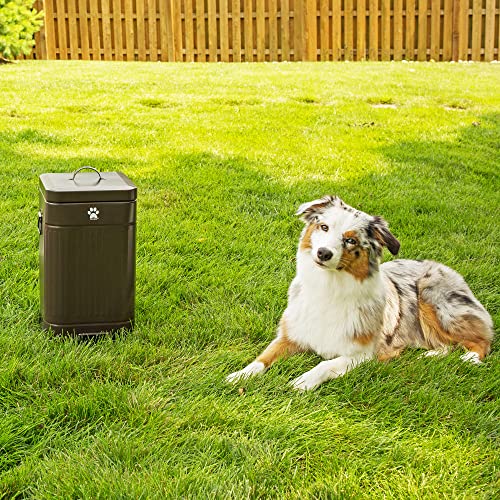 Lixo de cocô de nevink cocô lata para o ar livre - recipiente de resíduos de animais de estimação