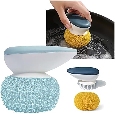 Bola de limpeza de escova de tubos de azulejo destacável maconha de panela de bola de nano-limpa-limpa de