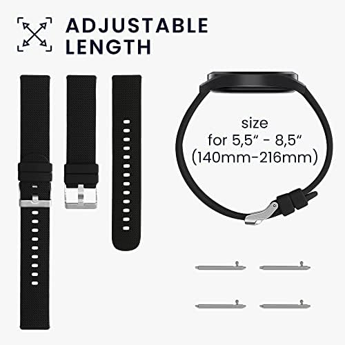 Kwmobile Watch Bands Compatível com Blackview R3 / R3 Pro - Straps Conjunto de 2 banda de silicone
