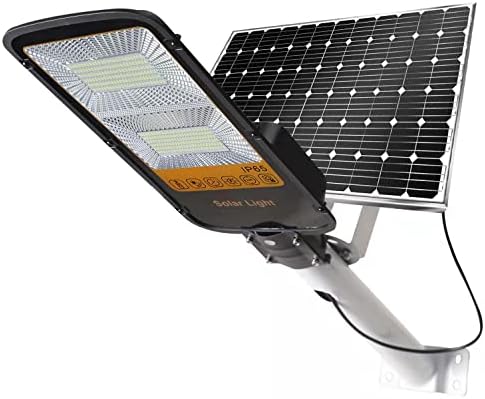 300W Luz de rua solar de alumínio fundido 300w, anotografia de 300 LED para iluminação externa Dawn para
