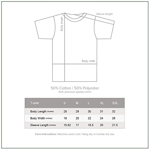 T-shirt de manga curta do Barnesmith, Mistura de Cotton Poly, unissex, logotipo do patrimônio, cinza