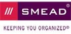 Smead Products - Smead - Presas da tabela de prensas Pastas, Legal, 6 seções, vermelho brilhante,