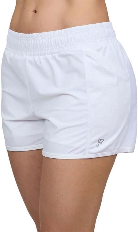 Sofibella White Racquet White Womens Tennis Shorts
