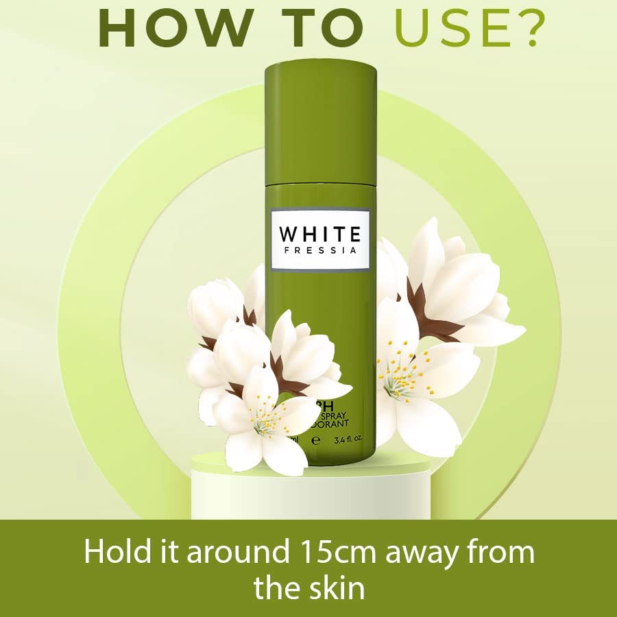 Malar White Fressia desodorante, para mulheres e meninas, 100 ml